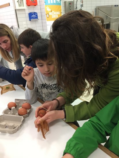 EVa en pleine animation